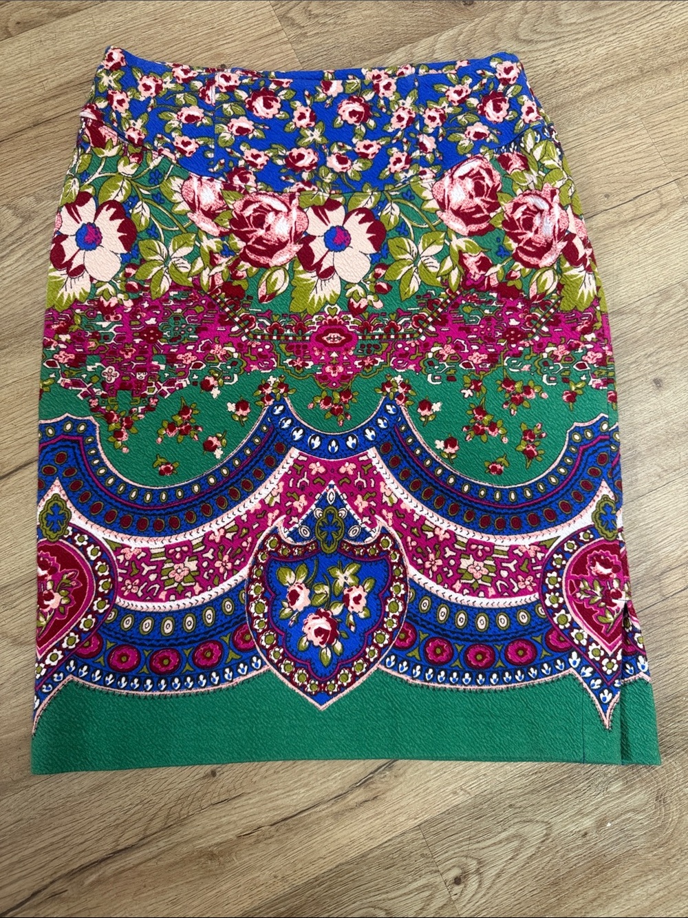 Maeve knit Skirt with hidden side zip 4 NWOT
